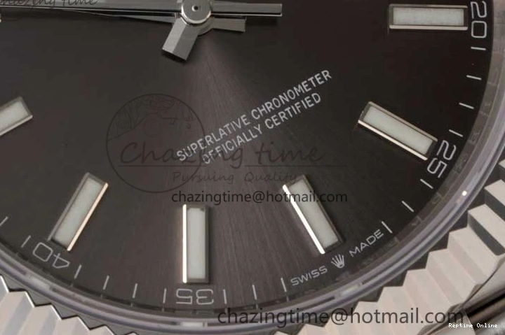 0219 Trendsetting DateJust 41 126334 ZF 1:1 Best Edition 904L Steel Gray Dial Stick Marker on Jubilee Bracelet A 2372
